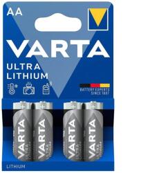 VARTA Elem AA ceruza LR6 4 db/csomag, Varta Ultra Lithium (6106301404) - web24