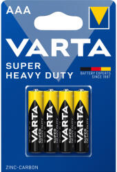 VARTA Super Heavy Duty Tartós elem 1, 5V AAA 4db/csomag - mi-one