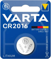 VARTA CR2016 6016 3V Lithium gombelem (Varta-CR2016)