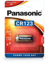 Panasonic CR123 líthium fotóelem 3V (CR123AL-1BP)