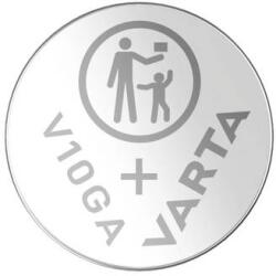 VARTA LR54 gombelem, alkáli mangán, 1, 5V, 50 mAh, 1 db, Varta AG10, V10GA, G10A, 10GA, 189, GP189, L1130, L1131