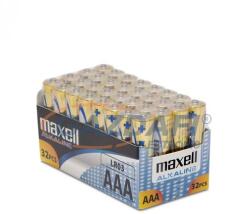 Maxell alkáli ceruza elem AAA 32db/csomag (18721S)