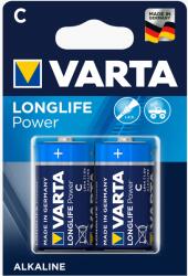VARTA Longlife Power C R14 Alkáli elem, 2 db