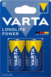VARTA Longlife Power C LR14 1, 5 V nagy teljesítményű alkáli elem 2 db