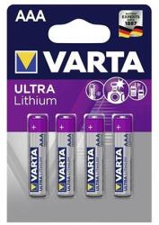 VARTA Elem mikro VARTA Ultra Líthium AAA 4-es (6103301404) - fotoland