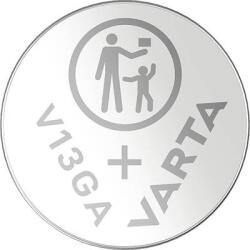 VARTA LR44 gombelem, alkáli mangán, 1, 5V, 125 mAh, 1 db, Varta AG13, V13GA, G13A, 13GA, PX76A, PX675A, 157, L1154