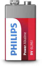 Philips 6LR61P1B/10 9 V Power Alkaline elem (6LR61P1B/10) - ebolt