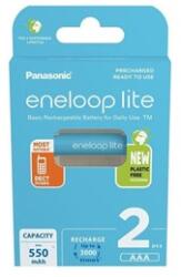 Panasonic Eneloop Lite 2db AAA 550mAh (BK4LCCE-2BE-N) - bluechip
