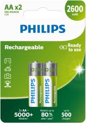 Philips AA elem, 2600 mAh, 2 db (R6B2A260/10)