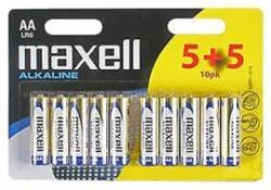 Maxell Alkálielem LR-6 AA 10db-os (790253.00. CN) (790253.00.CN)
