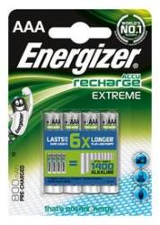 Energizer Tölthető elem, AAA mikro, 4x800 mAh, előtöltött, ENERGIZER "Extreme (eaku11) - irodaszer