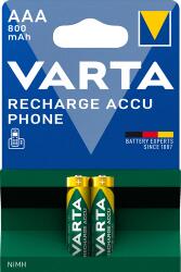VARTA mikro elem tölthető 800 mAh AAA LR03 (58398101402)