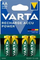 VARTA Elem tölthetõ akku AA ceruza 2600 mAH Power 4 db/csomag, Varta (5716101404) - tonerpiac