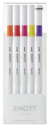 uni Tűfilc UNI EMOTT 5 darabos 0, 4mm (narancs, cinóber, pink, citromsárga, fukszia) (2UEMOTTNO2) - fotoland