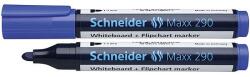 Schneider Maxx 290 Tábla- És Flipchart Marker - 2-3 mm, Utántölthető, Kék