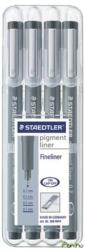 STAEDTLER Tűfilc készlet Pigment Liner fekete