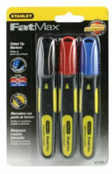 STANLEY Fatmax multicolor 3 színű jelölőfilc 3db (0-47-315)