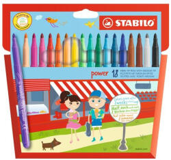 STABILO Filctoll STABILO Power 18 darabos (280/18-01) - papir-bolt