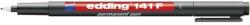 edding OHP 141F Alkoholos Marker - 0.6 mm, Fekete