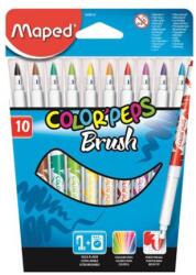 Maped Markerek ecsettel MAPED "COLOR`PEPS BRUSH", 10 db
