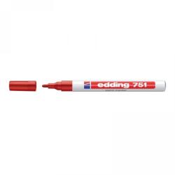 edding 751 Kerek Lakkmarker - 1-2 mm, Piros (4-751002)