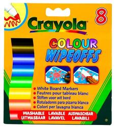 Crayola Crayola: 8 db lemosható vastag filctoll fehér táblára (03-8223)