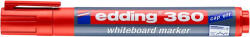 edding Tábla- és flipchart marker, 1, 5-3 mm, kúpos, EDDING "360", piros (TED36021)