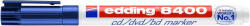 edding Alkoholos marker, CD/DVD, 0, 5-1 mm, EDDING "8400", kék (TED8400K) (TED8400K)