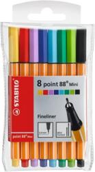 STABILO Point 88 Mini Wallet 8db-os vegyes színű tűfilc készlet (688/08-1)