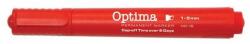 Optima Alkoholos marker OPTIMA vágott piros (120941) - robbitairodaszer