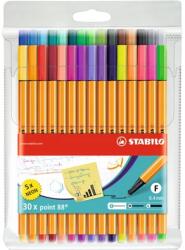 STABILO Point 88 30db-os vegyes színű tűfilc készlet (8830-1)