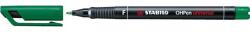 STABILO Alkoholos marker, 0, 7 mm, STABILO "OHPen F", zöld (tst84236) - irodaszer