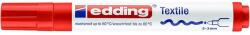 edding 4500 Textilmarker - 2-3 mm, Kúpos, Piros (4-4500002)