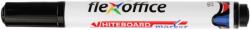 FlexOffice Táblamarker, 2, 5 mm, kúpos, FLEXOFFICE "WB03", fekete (FOWB03FK) - irodaoutlet
