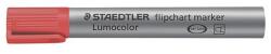 STAEDTLER Lumocolor 356 Flipchart Marker - 2 mm, Piros