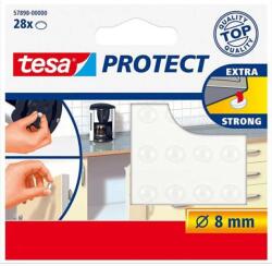 TESA Zaj- és csúszásgátló korong, 8mm, TESA "Protect", átlátszó, 28db/cs (57898-00000-01)