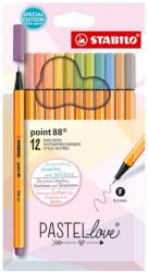 STABILO point 88 Pastellove 12 db-os tűfilc készlet (2524746) (2524746)