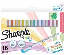 Sharpie S-Note Duo Vízbázisú Marker - Kétvégű, 16 Darabos (NSH2182115)