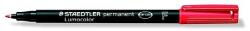 STAEDTLER Lumocolor 318 F Ohp Alkoholos Rostirón - Tűhegy 0, 6 mm, Piros