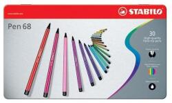 STABILO Filctoll STABILO Pen 68 30 darabos fém dobozban (6830-6) - robbitairodaszer