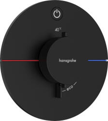 Hansgrohe ShowerSelect Comfort S, rejtett termosztát 1 készülékhez, fekete matt, HAN-15553670 (HAN-15553670)