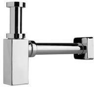 Jika Cubito Pure mosdó búraszifon, szögletes, króm ( H3747300040001 ) (H3747300040001)