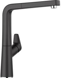 BLANCO AVONA-S Csaptelep - Kihúzható Fejjel, Magasnyomású, Fekete