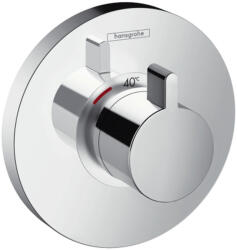 Hansgrohe ShowerSelect S, Highflow termosztatikus csaptelep vakolat alatt, króm, HAN-15741000 (HAN-15741000)