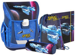 Spirit Space Mintás Iskolatáska 4 db-os Szett