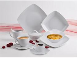 ROTBERG Leveses tálka, ROTBERG, fehér, 17 cm, 6db-os szett, "Quadrate (1201QFE004)