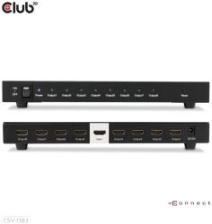 Club 3D 1 to 8 HDMI Splitter Full 3D and 4K60Hz (600MHz) (CSV-1383)
