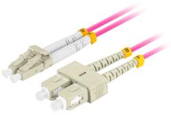 Lanberg Patch optic MM LC/UPC-SC/UPC duplex 0, 5m LSZH OM4 50/125 3, 0mm violet FO-LUSU-MD41-0005-VT (FO-LUSU-MD41-0005-VT)