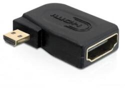 Delock DL65352 nagy sebességű HDMI - micro D apa -> A anya adapter oldalra fordítva
