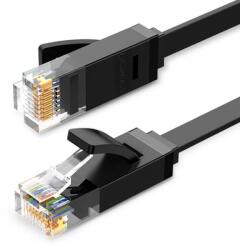 UGREEN RJ45 Cat 6 UTP 10m Ethernet patchcord lapos kábel 1000Mbps fekete (NW102 50178)